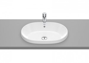 Roca Gap ROUND - Umywalka blatowa owalna, z przelewem 55x39 A3270Y5000