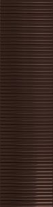 Tubądzin Groove Brown 1 Gloss STR 29,8x7,8