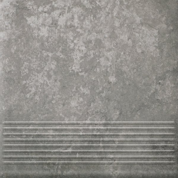 Paradyż Arteon Grys Stopnica prosta 30x30