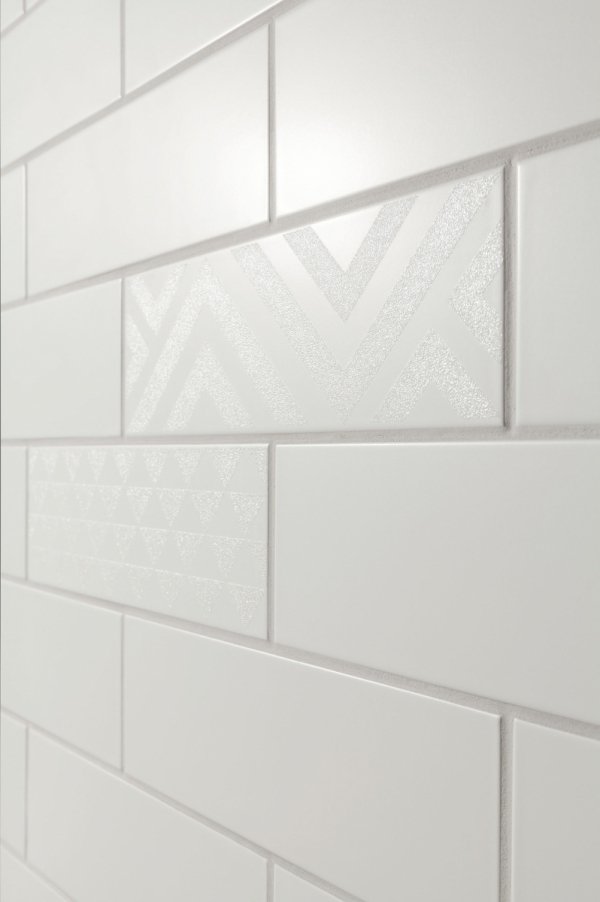 Domino Burano Bar White 23,7x7,8