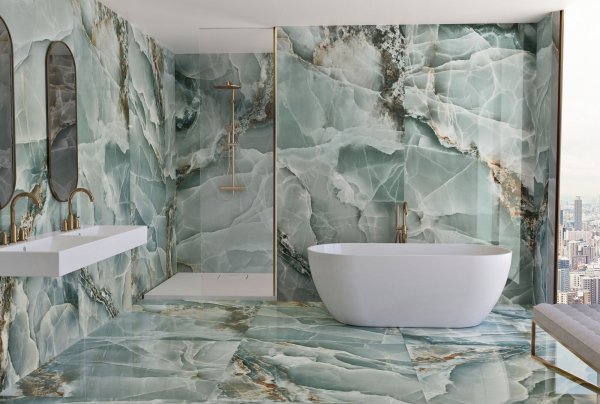 Baldocer Onyx Turquoise Pulido 120x120