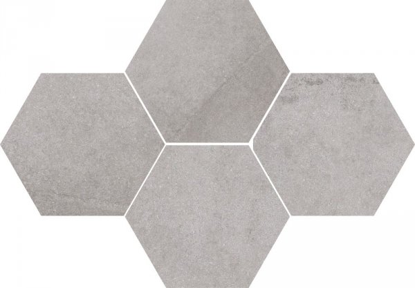 Stargres Durban Silver Heksagon Mozaika 28,3x40,8