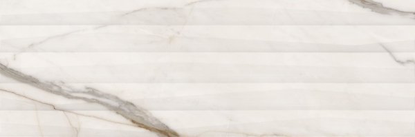 Opoczno Cosima White Structure Satin 39,8x119,8