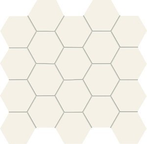 Tubądzin Mozaika ścienna All in white / white 28,2x30,6