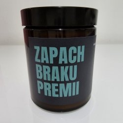 Świeca - Zapach Braku Premii