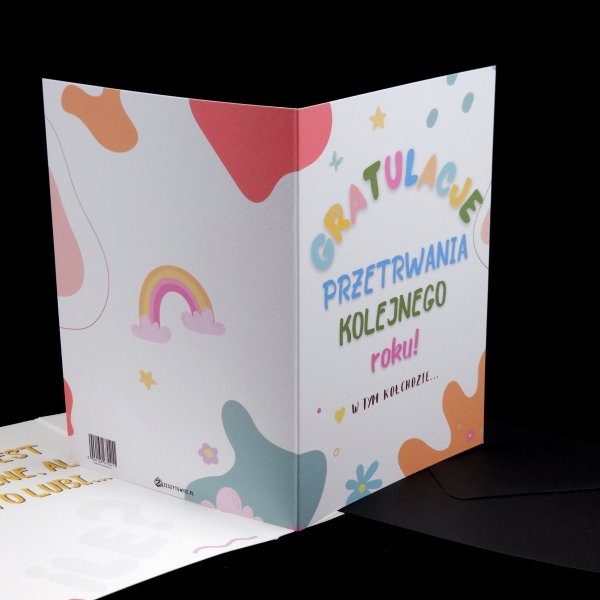 Kartka Okolicznościowa - Gratulacje przetrwania!