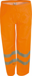 Spodnie przeciwdeszczowe RHO, rozmiar S, pomarańczowe