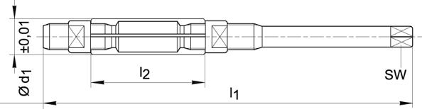 Rozwiertak nastawny HSS, 24-27,5mm BECK