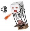 Mattel Zestaw z figurką Minecraft Atakujący Ghast z pociskiem