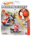 Hot Wheels Pojazd z figurką Mario Kart GPD90