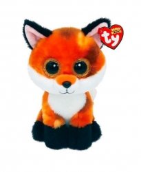 Meteor Maskotka TY Beanie Boos Lis Meadow pomarańczowy 15 cm