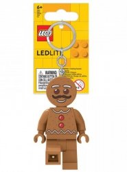 LEGO Brelok do kluczy z latarką Piernikowy ludek