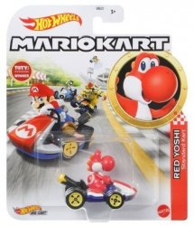 Hot Wheels Pojazd z figurką Mario Kart GPD90