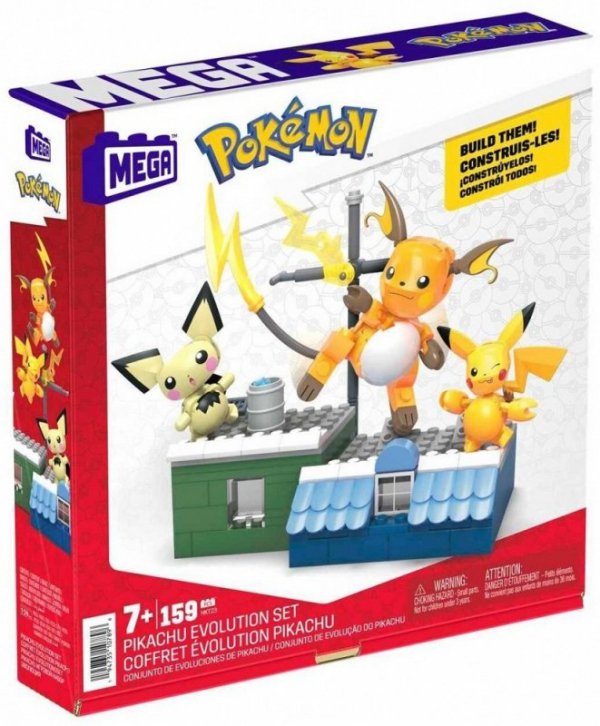 Mega Bloks Klocki Pokemon Ewolucja Pikachu