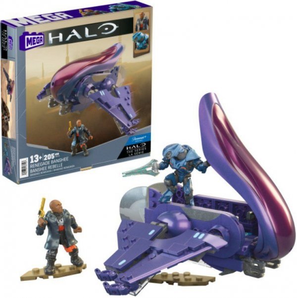 Mega Bloks Halo Klocki 205 elementów Zestaw Renegat Banshee