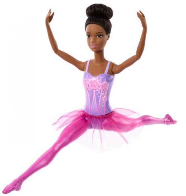 Mattel Lalka Barbie Baletnica Czarne włosy
