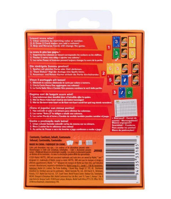 Mattel Gra UNO Zero
