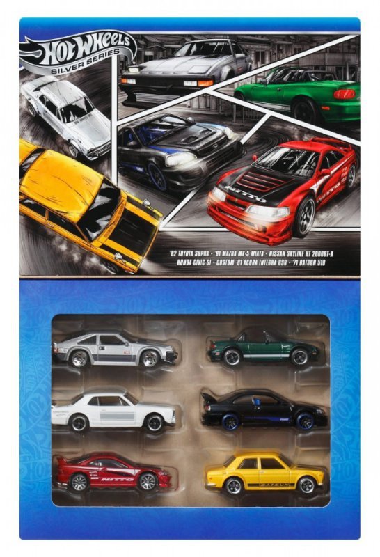 Hot Wheels Samochody Streets of Japan 1:64 6-pak