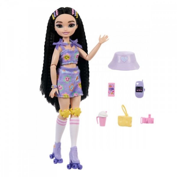 Mattel Lalka Barbie Dream Besties Renee na wrotkach