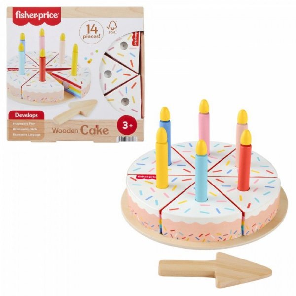 Fisher Price Drewniany tort