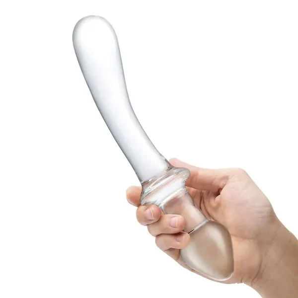 Glas Double Play Szklany model intymny dwustronny 24 cm przezroczysty