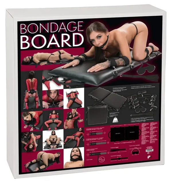 You2Toys Bondage Board składana tablica z akcesoriami 120x60 cm