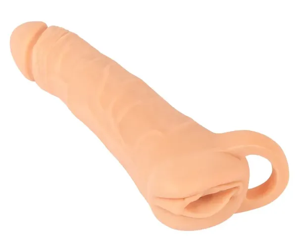 Nature Skin 2w1 System Intymny Przedłużający i Rękaw LARGE TPE 23,8 cm