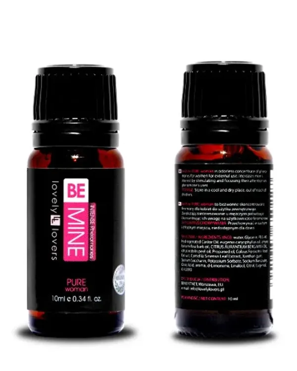 Lovely Lovers BeMine Pure Woman Skoncentrowane Bezwonne Feromony 10ml