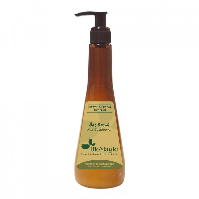Odżywka do włosów słabych i łamliwych z keratyną 300 ml - Biomagic