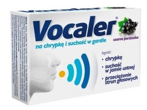 Vocaler czarna porzeczka, 12 pastylek do ssania