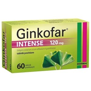 Ginkofar Intense 120mg 60 Tabletek Powlekanych