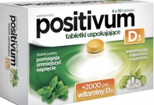 Positivum D3 tabletki uspokajające 180 tabletek