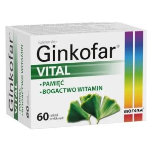 Ginkofar Vital 60 Tabletek Powlekanych