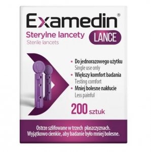 Lancet Examedin 30G, 200 sztuk