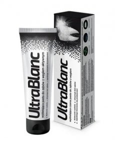 UltraBlanc, wybielająca czarna pasta do zębów z węglem, 75 ml