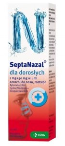 Septanazal dla dorosłych, aerozol do nosa, 10 ml