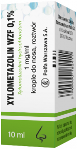 XYLOMETAZOLIN 0,1% krople 10ml
