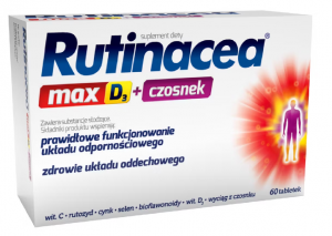 Rutinacea Max D3 + Czosnek 60 Tabletek