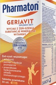 Pharmaton GERIAVIT 30 tabletek
