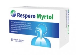 Respero Myrtol 300 mg, 50 kapsułek dojelitowych, miękkich