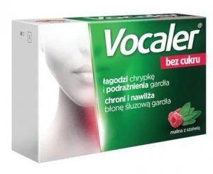 Vocaler bez cukru, 12 pastylek do ssania