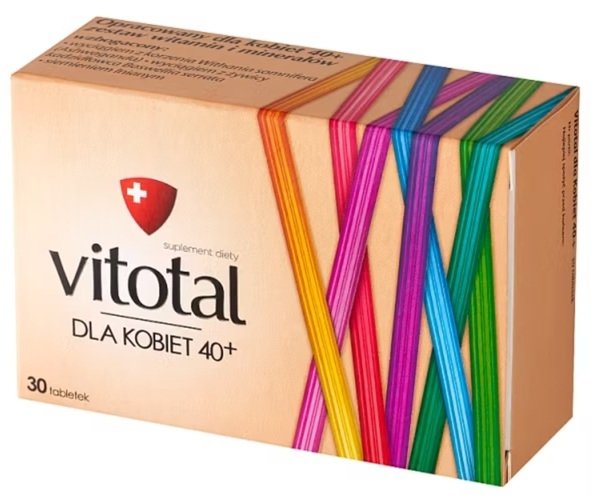 Vitotal dla kobiet 40+, 30 tabletek