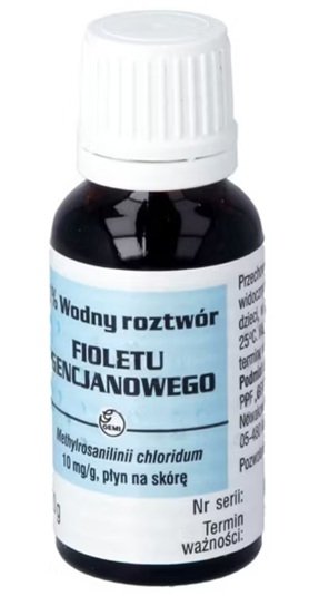 Gencjana, wodny roztwór 1%, 20 g