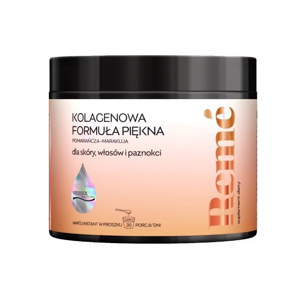 Remé Kolagenowa Formuła Piękna Smak Pomarańcza-Marakuja 150g