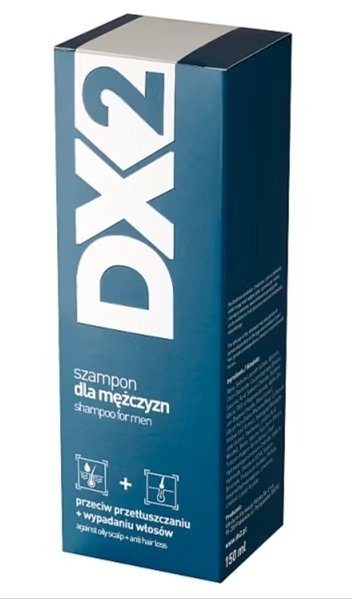 DX2 Szampon przeciw przetłuszczaniu i wypadaniu włosów, 150 ml