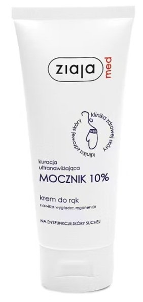 Ziaja Med, Kuracja ultranawilżająca mocznik 10% krem do rąk, 100 ml