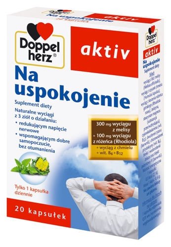 DOPPELHERZ Aktiv Na Uspokojenie x 20 kapsułek