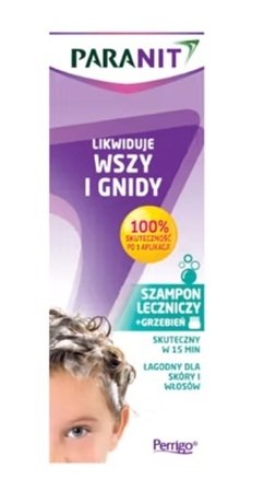 Paranit szampon, 200 ml + grzebień