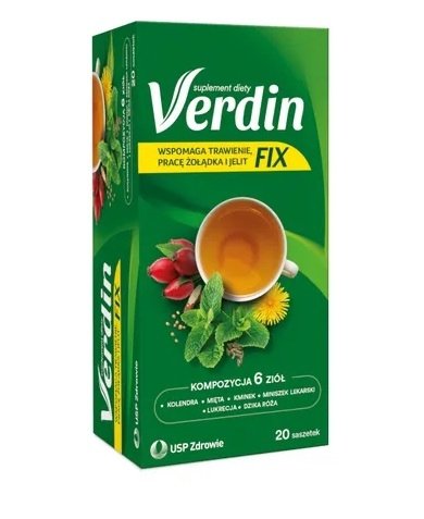 Verdin Fix, herbata, 20 saszetek