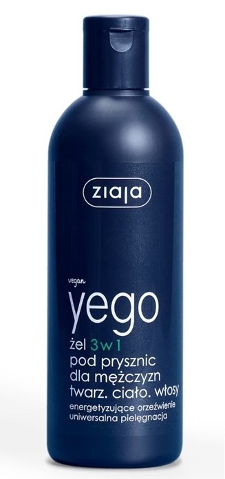 Ziaja Yego żel 3w1 pod prysznic dla mężczyzn, 300ml